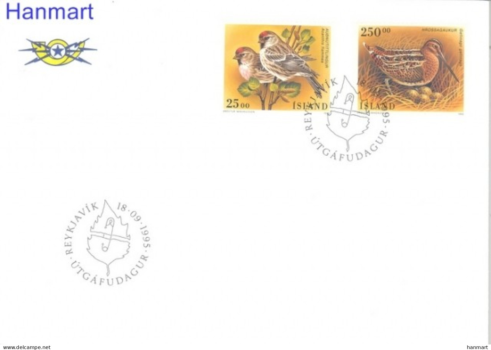 Iceland 1995 Mi 833-834 FDC  (FDC ZE3 ICL833-834) - Other