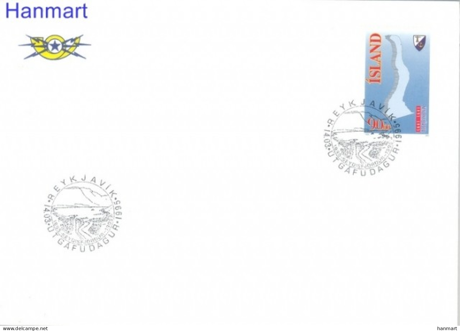 Iceland 1995 Mi 819 FDC  (FDC ZE3 ICL819) - Postzegels