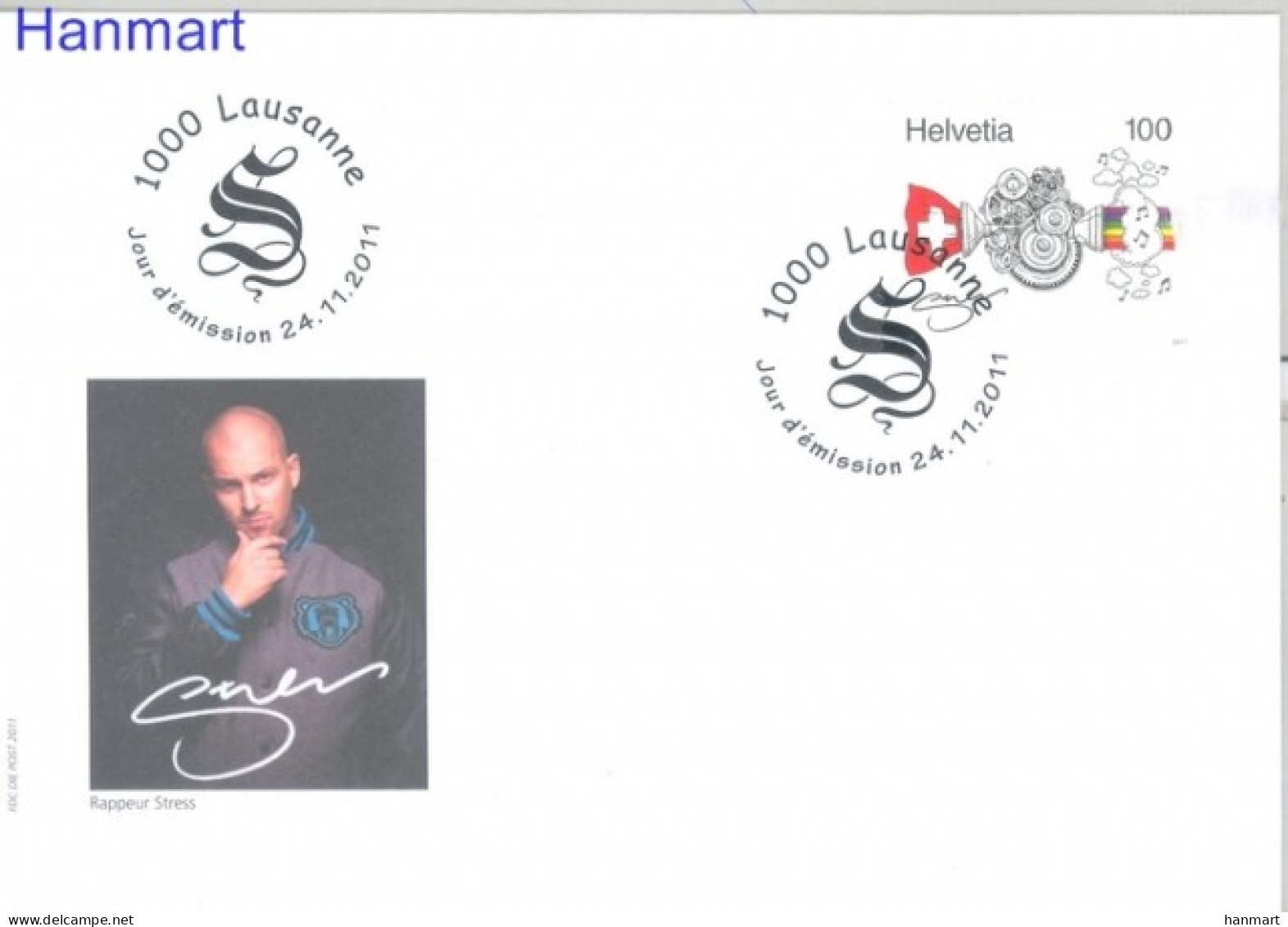 Switzerland 2011 Mi 2227 FDC  (FDC ZE1 SWT2227) - Timbres
