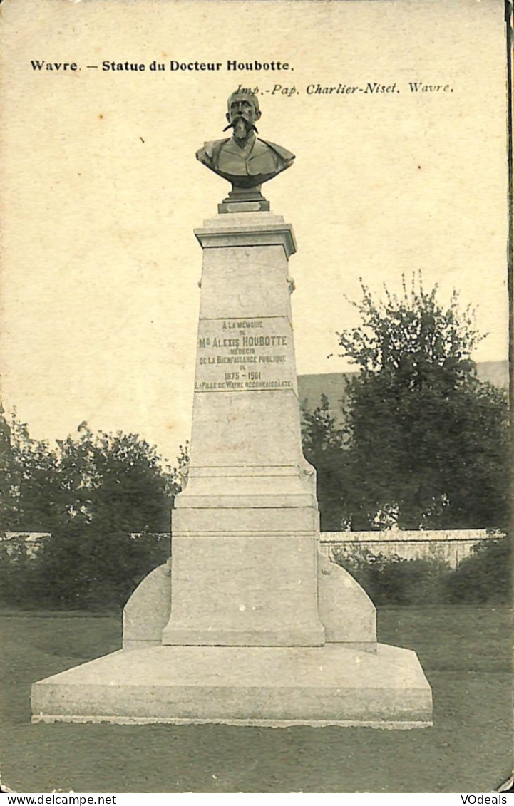 Belgique - Belgique -  Brabant Wallon - Wavre - Statue Du Docteur Houbotte - Waver