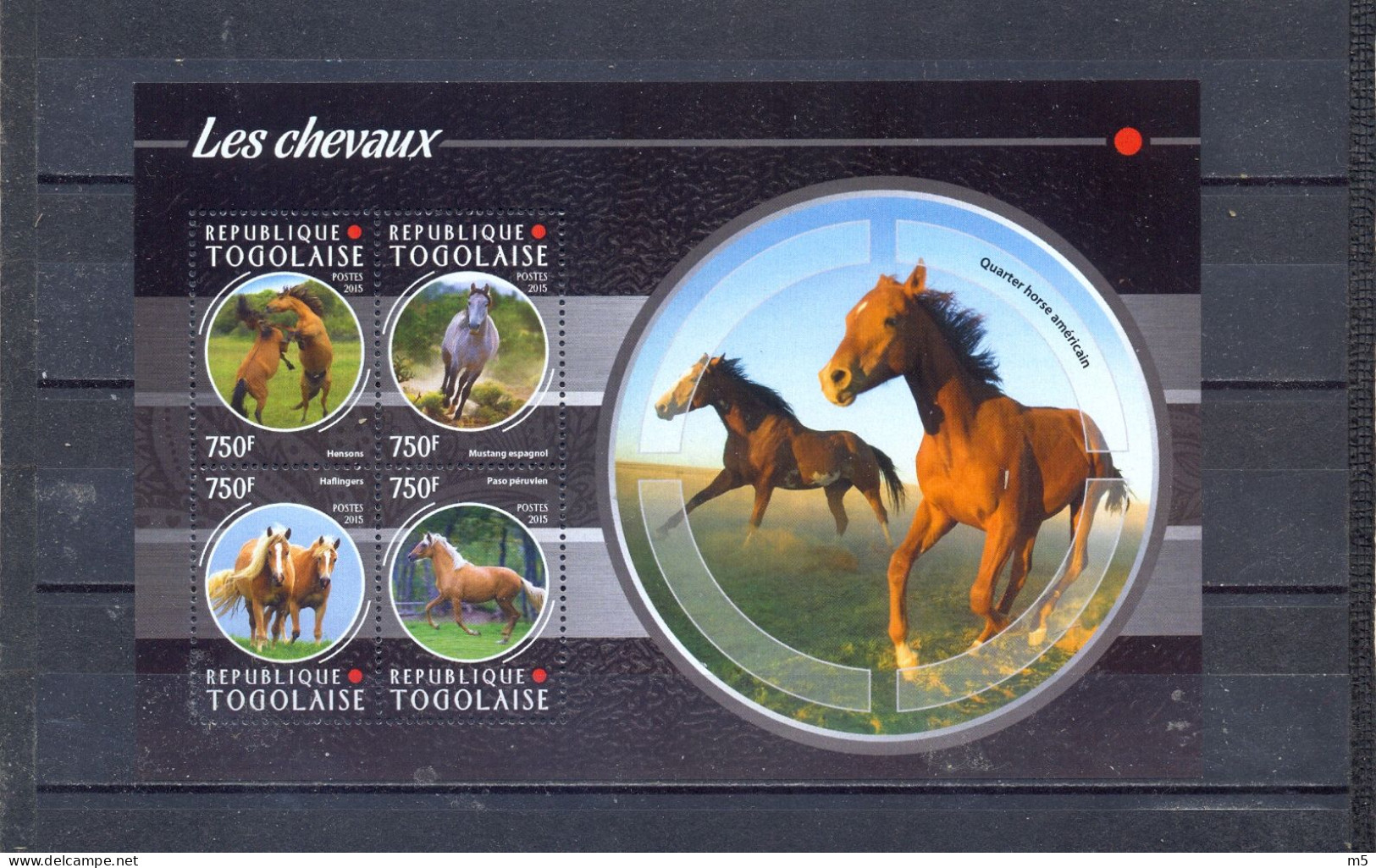 TOGO - MNH - HORSES - MI.NO.6724/7 - CV = 12 € - Horses