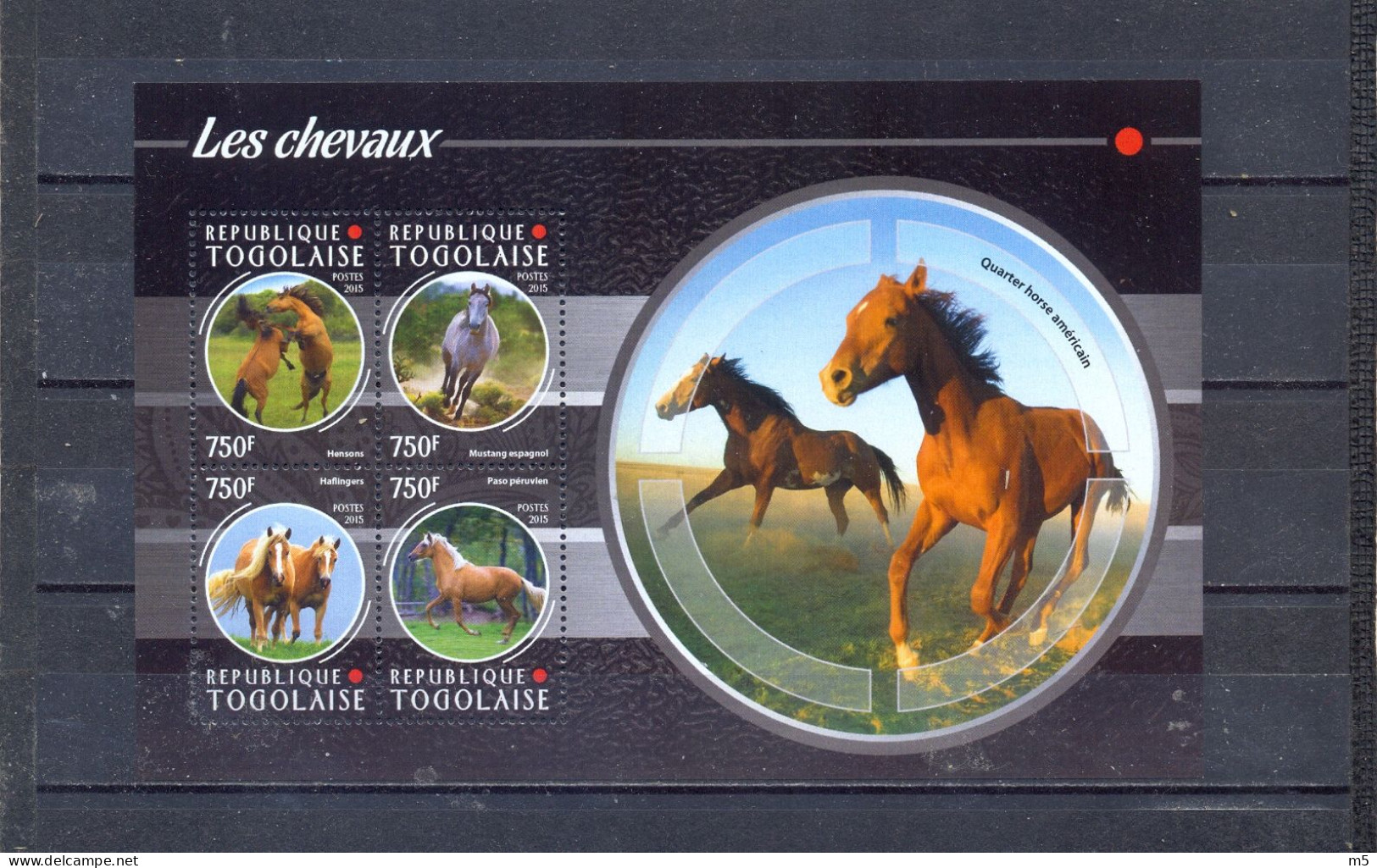 TOGO - MNH - HORSES - MI.NO.6724/7 - CV = 12 € - Caballos