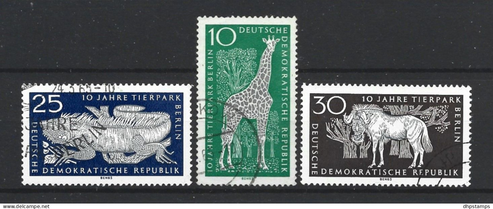 DDR 1965 Berlin Zoo  Y.T. 797/799 (0) - Usados