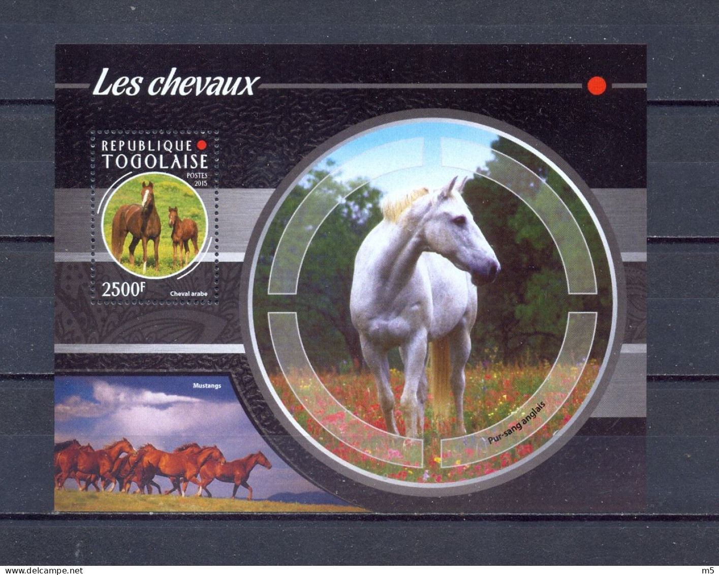 TOGO - MNH - HORSES - MI.NO.BL 1161 - CV = 12 € - Chevaux