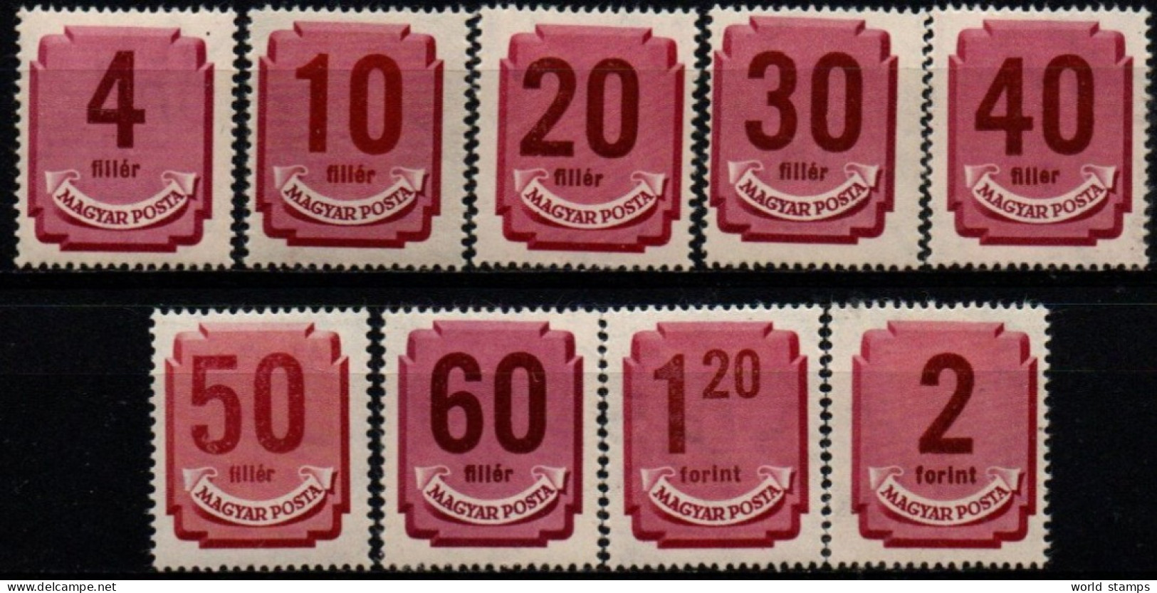 HONGRIE 1946-50 ** FIL. F - Segnatasse