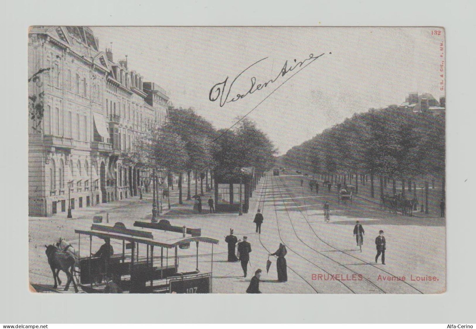 BRUXELLES:  AVENUE  LOUISE  -  POUR  LA  FRANCE  -  FP - Prachtstraßen, Boulevards