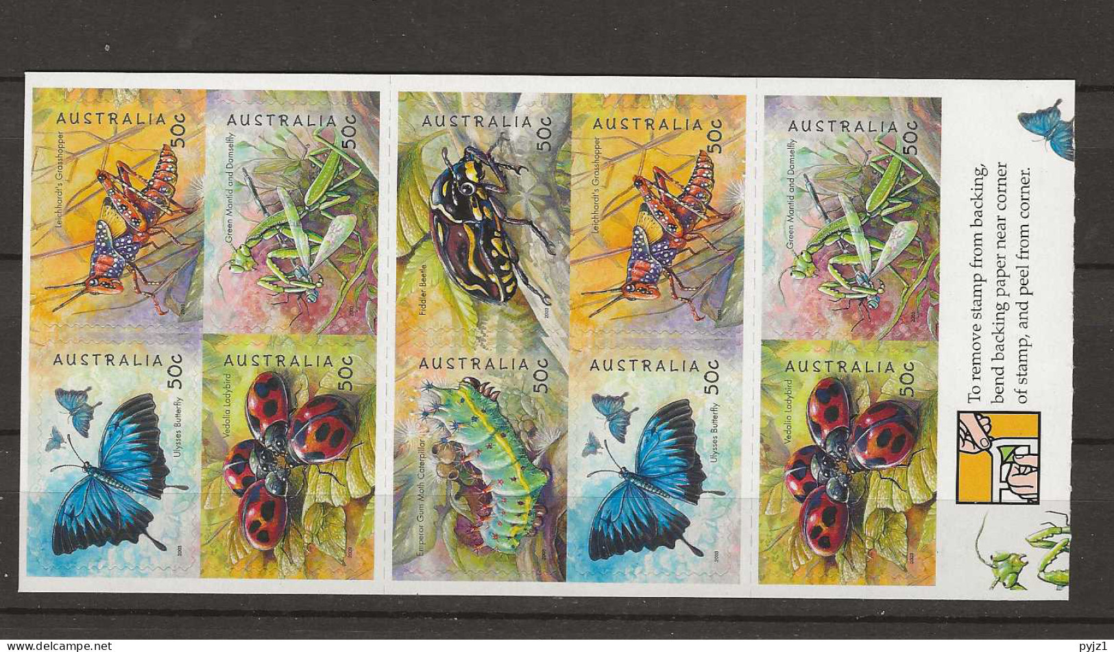 2003 MNH Australia Booklet Mi 2265-70 MH 173 - Postzegelboekjes