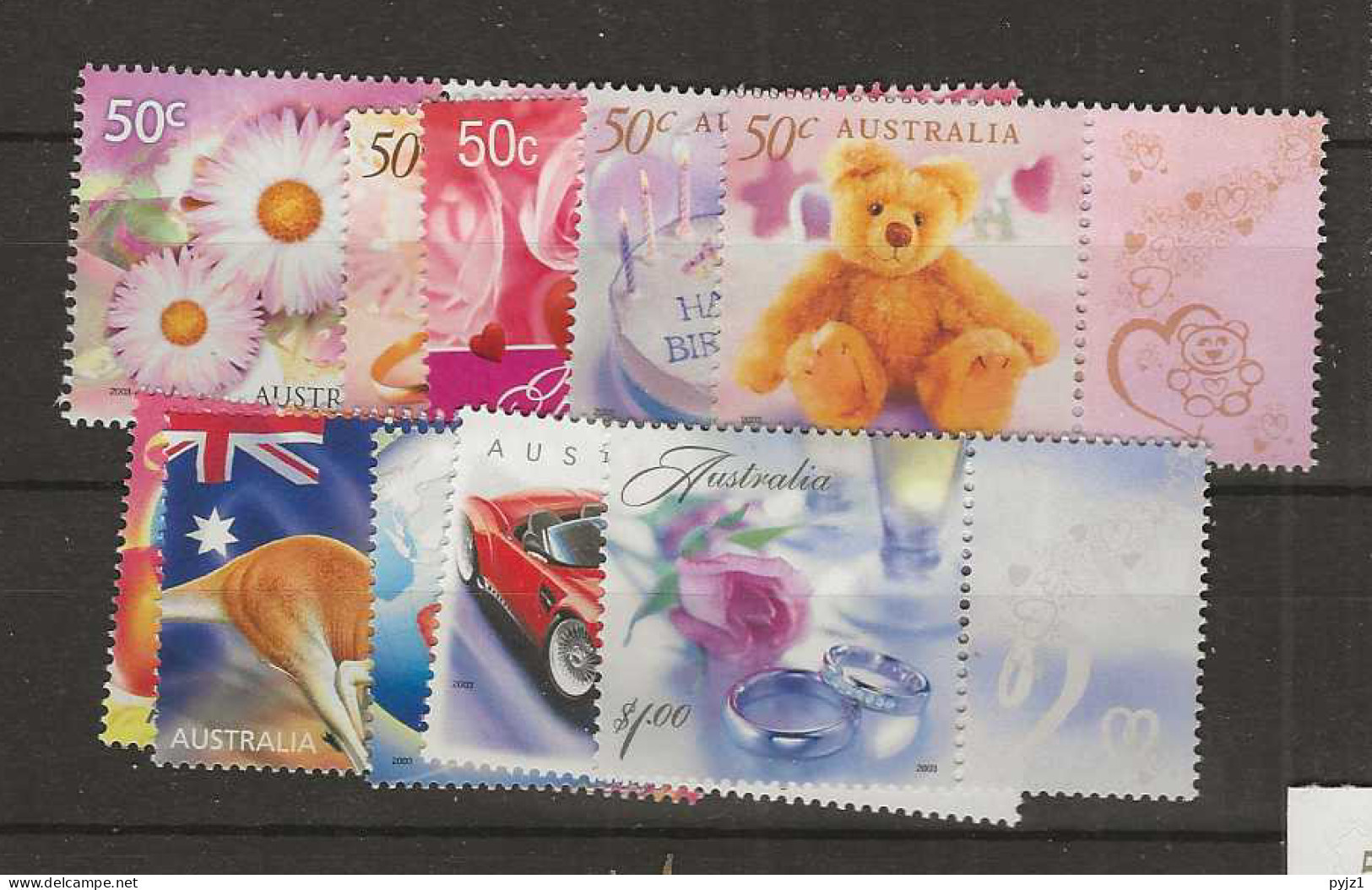 2003 MNH Australia Mi 2190-99 Postfris** - Mint Stamps