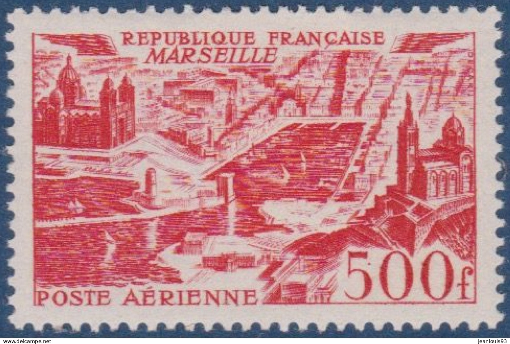 FRANCE - PA 27  MARSEILLE 500F NEUF AVEC CHARNIERE PROPRE COTE 45 EUR - 1927-1959 Neufs