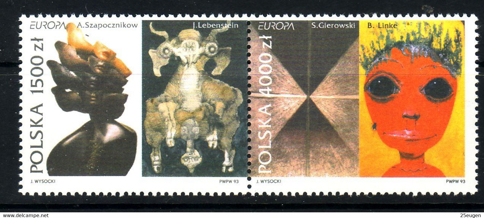 POLAND 1993 MICHEL NO 3445 - 3446 MNH - Nuevos