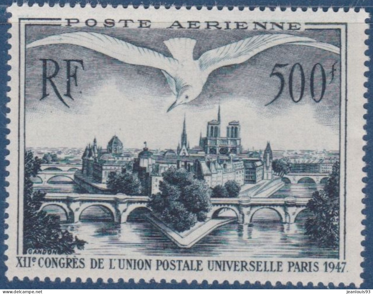 FRANCE - PA 20  PARIS 500F NEUF AVEC CHARNIERE PROPRE COTE 42 EUR - 1927-1959 Neufs