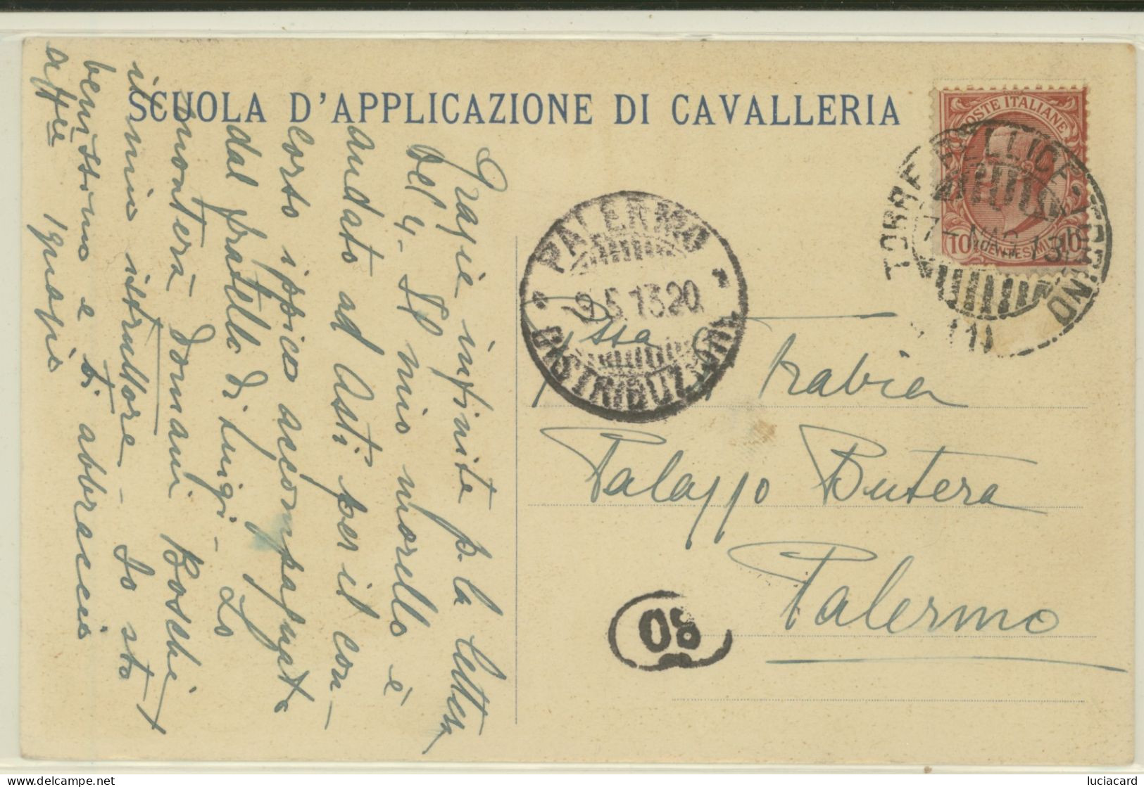 SCUOLA D'APPLICAZIONE DI CAVALLERIA 1913 - Enseignement, Écoles Et Universités