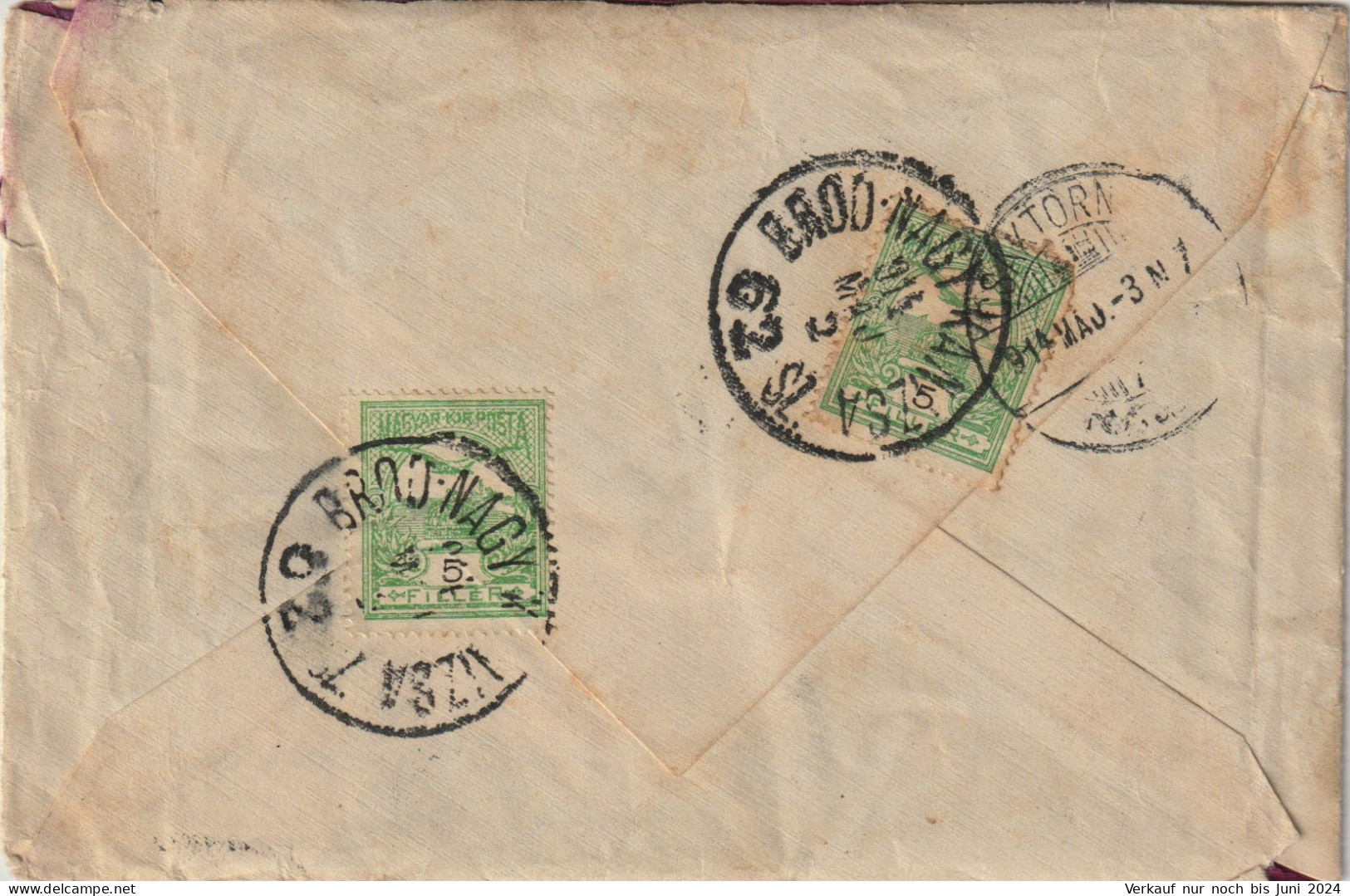 Ungarn Brief Mit Bahnpost / TPO / Amb / Railway "62 Brod - Nagykanizsa" - Cartas & Documentos