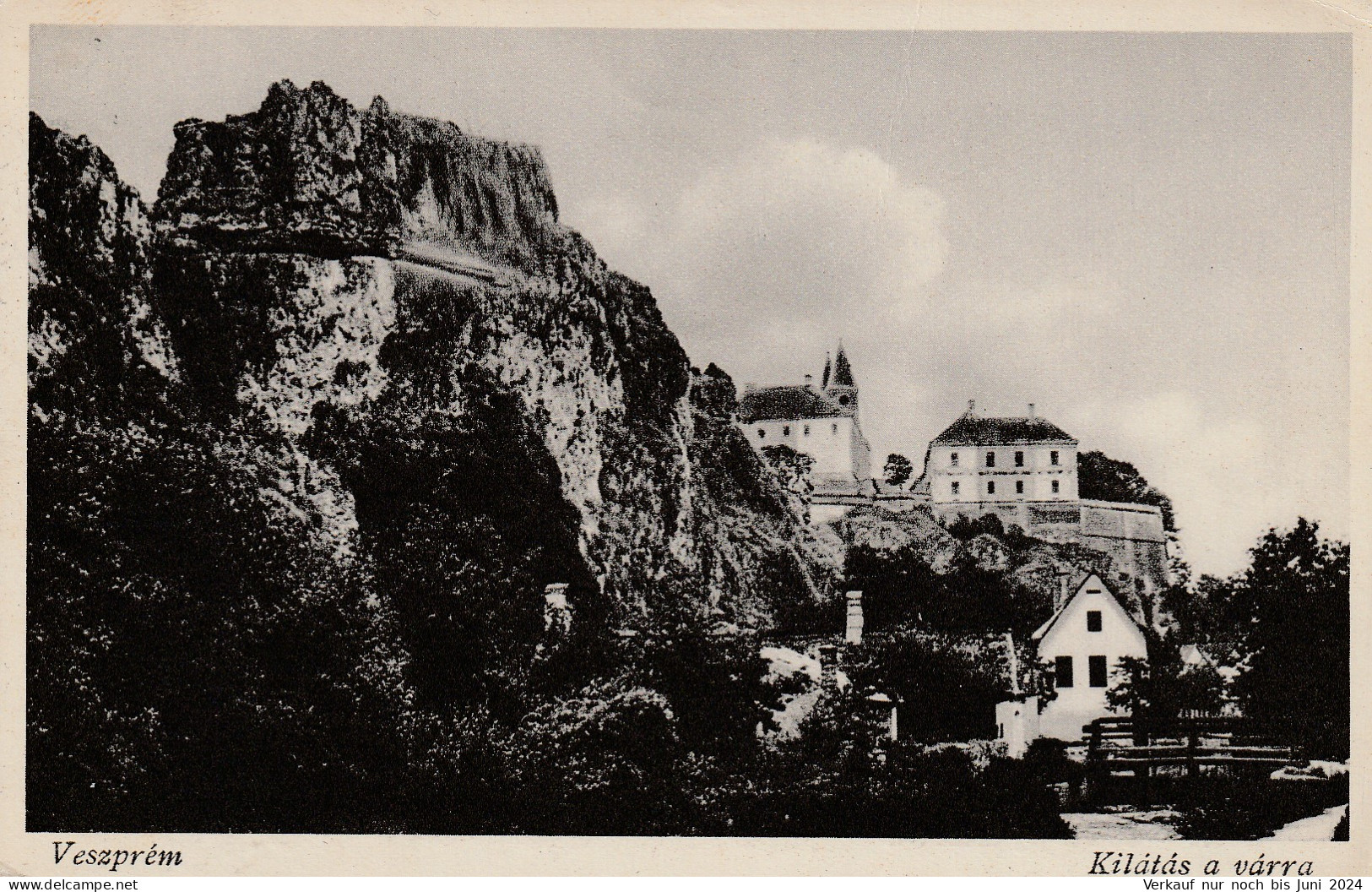 Ungarn AK "Veszprem" Mit Bahnpost / TPO / Amb / Railway "82 Czelldömölk - Szekesfeherrvar"  - Ungheria