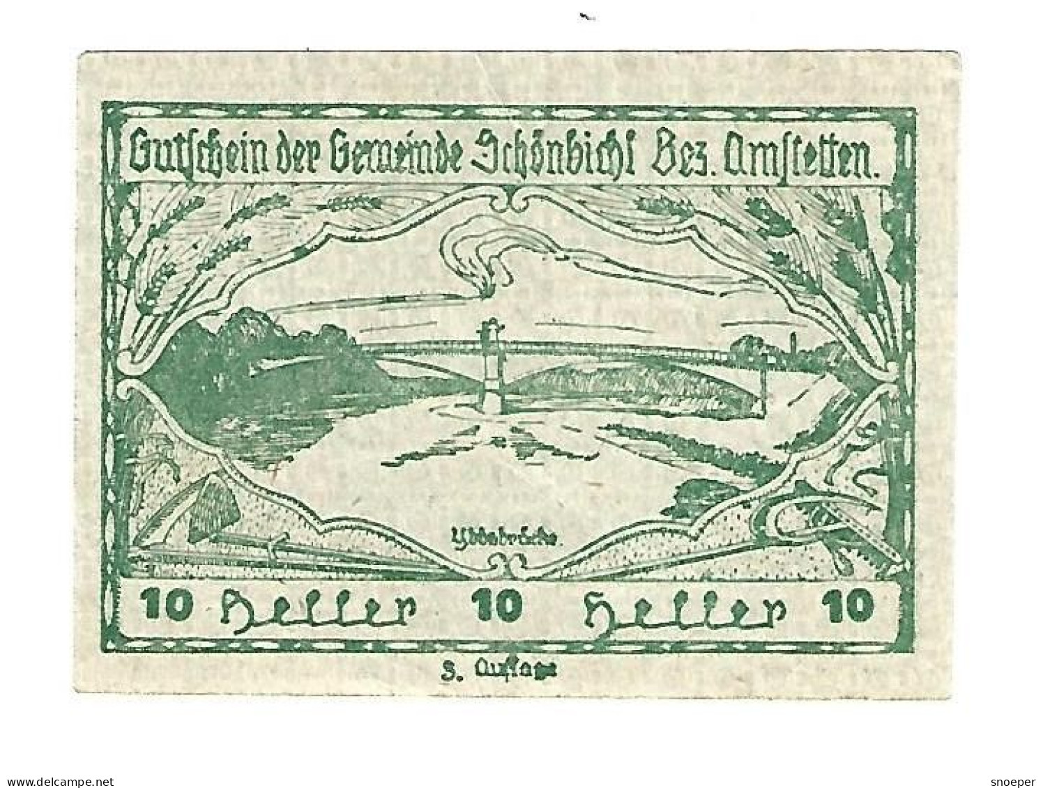 **Austria Notgeld  Schonbihl 10 Heller 969.3 - Autriche
