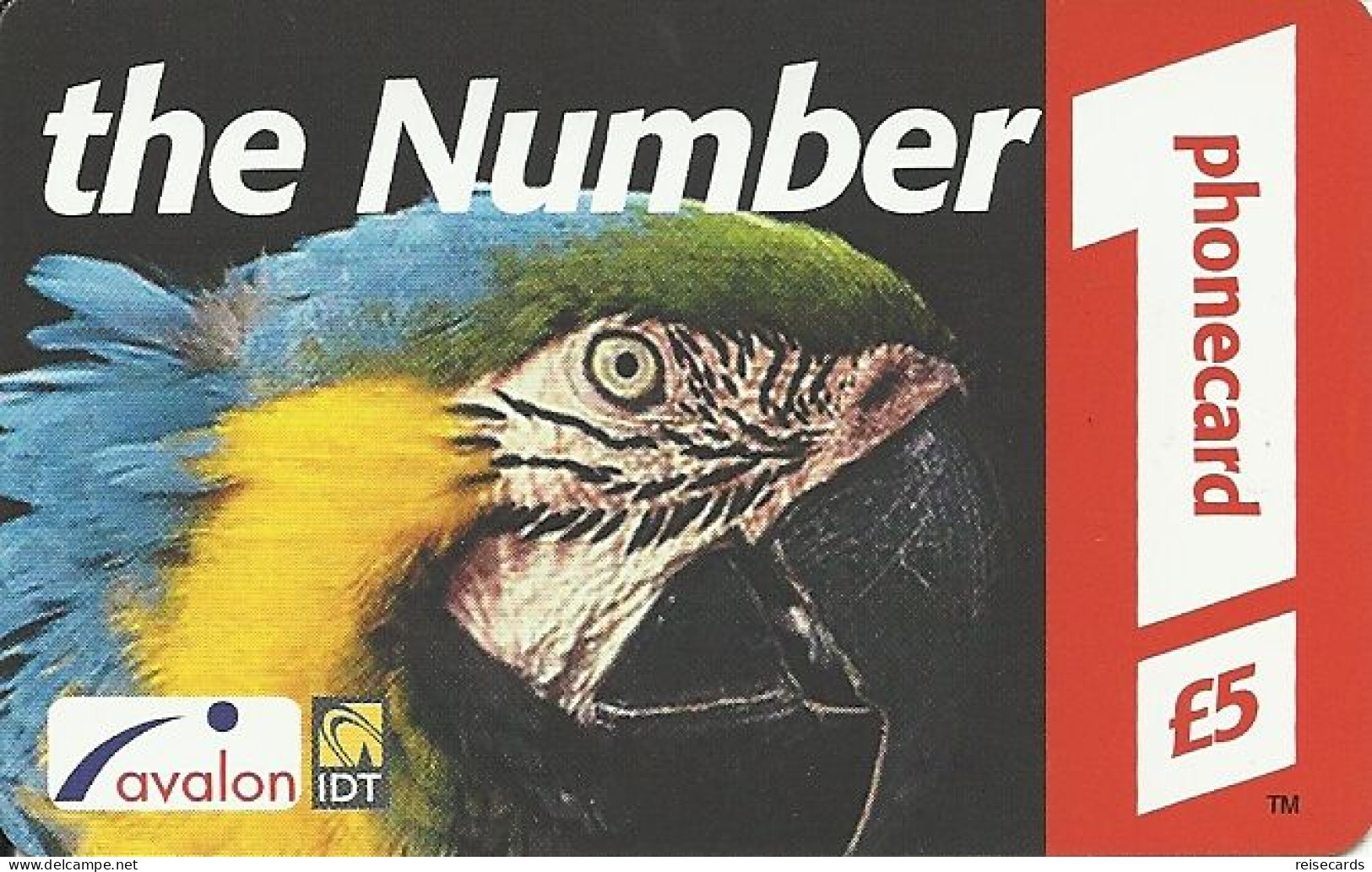 Great Britain: Prepaid IDT - The Number 1, Parrot - Sonstige & Ohne Zuordnung