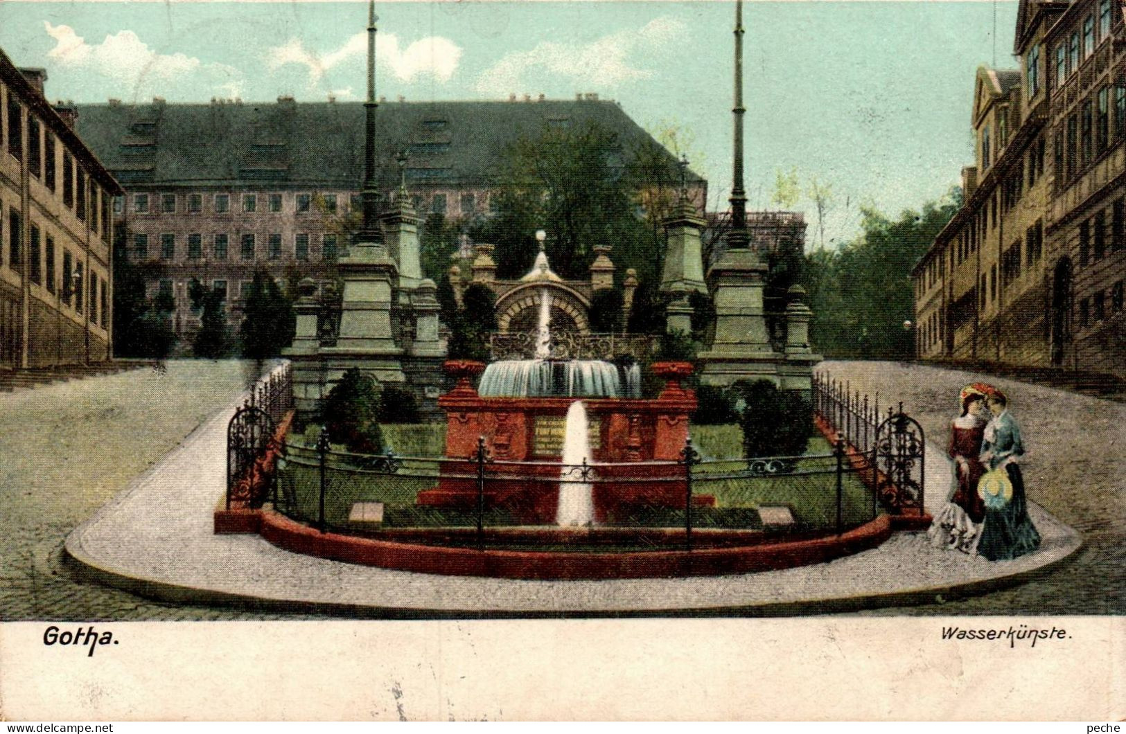 N°512 W -cpa Gotha -Wasserkünste - Gotha