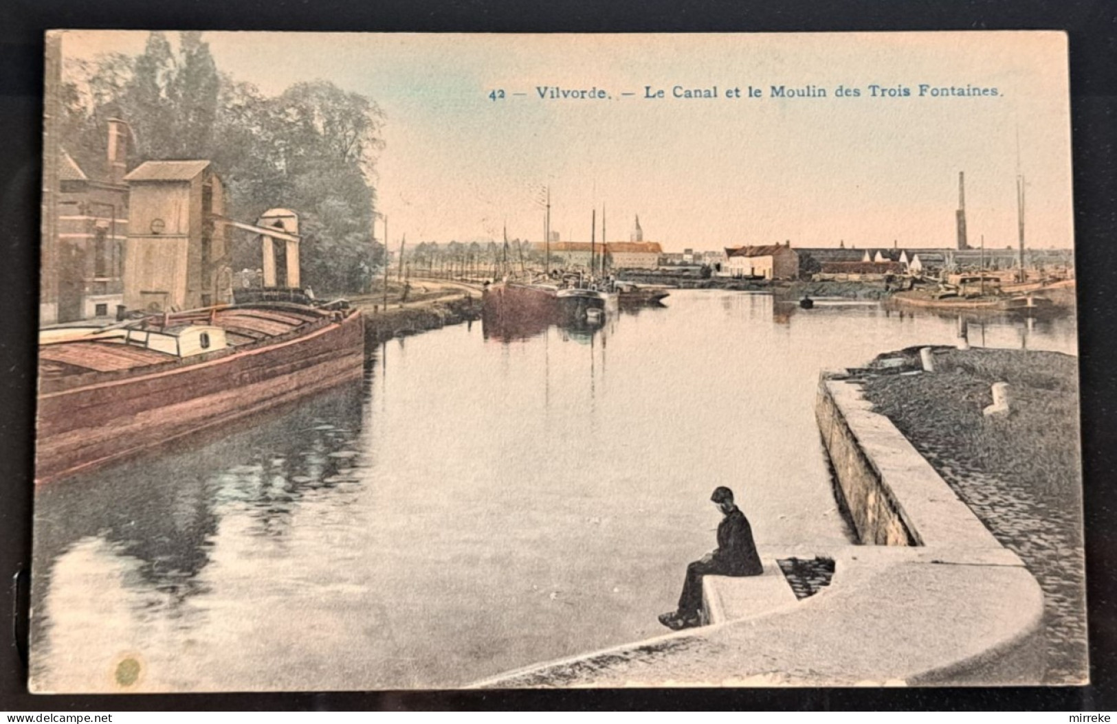 @Le@  -  VILVORDE / VILVOORDE  -  Le Canal Et Le Moulin Des Trois Fontaines   -  Zie / Voir Scan's - Vilvoorde