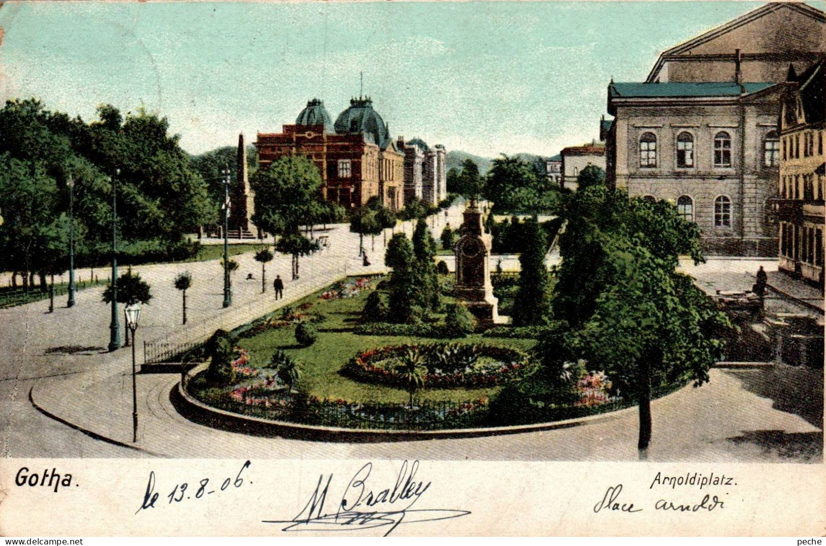 N°513 W -cpa Gotha -Arnoldiplatz- - Gotha