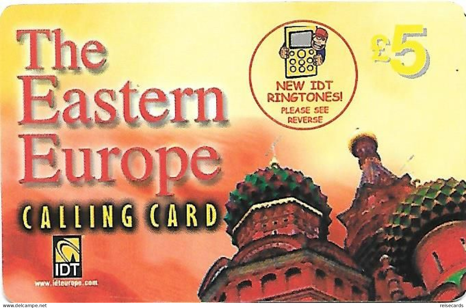 Great Britain: Prepaid IDT - The Eastern Europe, New Ringtones - Otros & Sin Clasificación