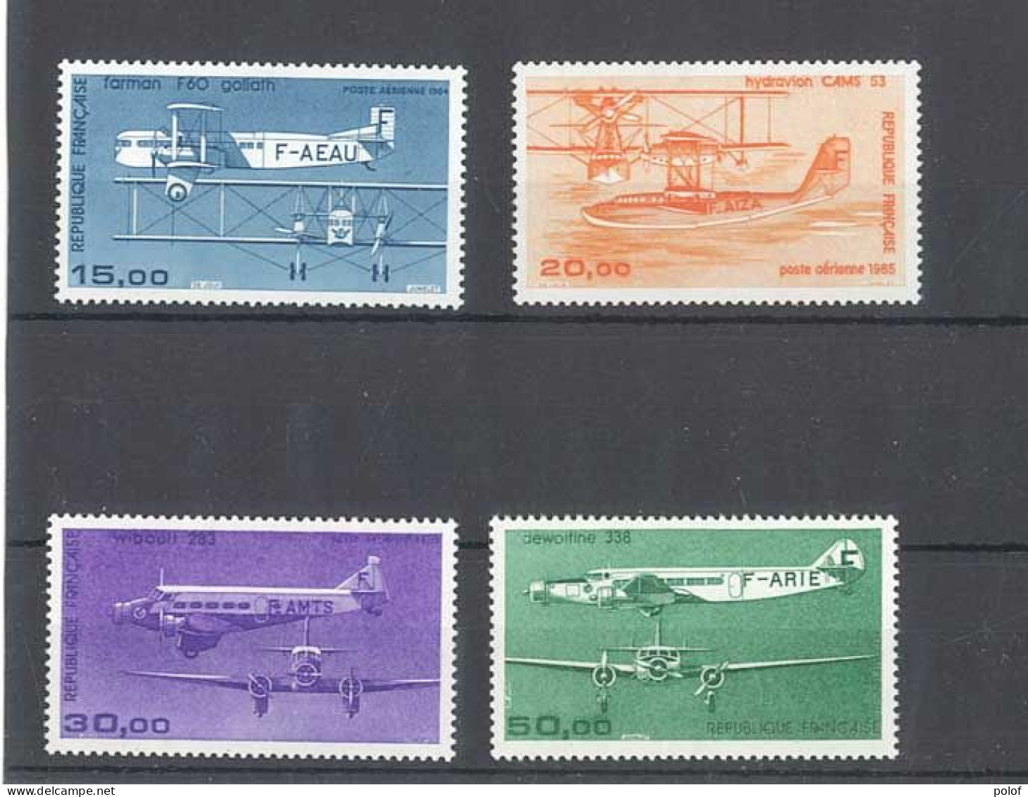 POSTE AERIENNE - Lot De 4 Timbres (Avionst) Yvert  57 à 60 . Neuf Sans Trace De Charnière- - 1960-.... Ungebraucht