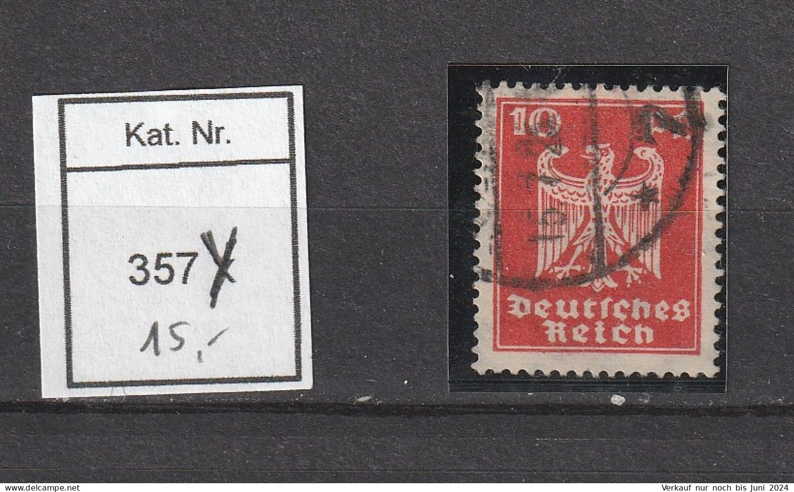 MNR. 357 Y Gest. Gepr. - Used Stamps