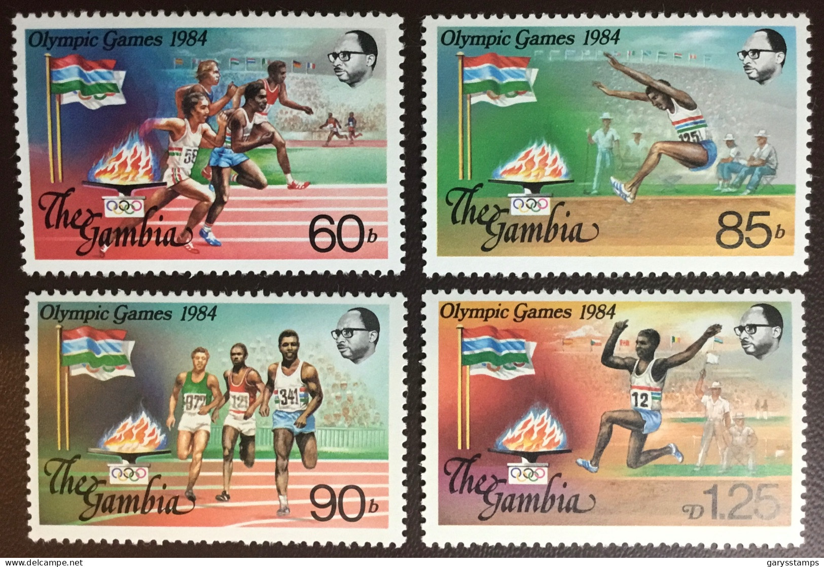 Gambia 1984 Olympic Games 2nd Series MNH - Gambie (1965-...)