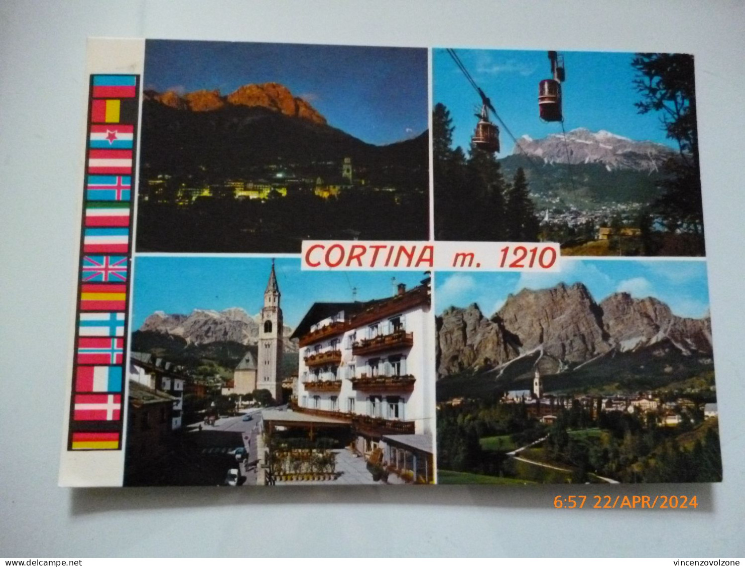 Cartolina Viaggiata "CORTINA" Vedutine 1975 - Belluno