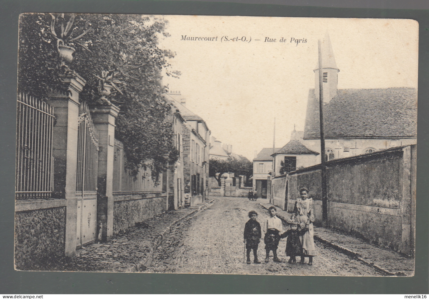 CP - 78 - Maurecourt - Rue De Paris - Maurecourt