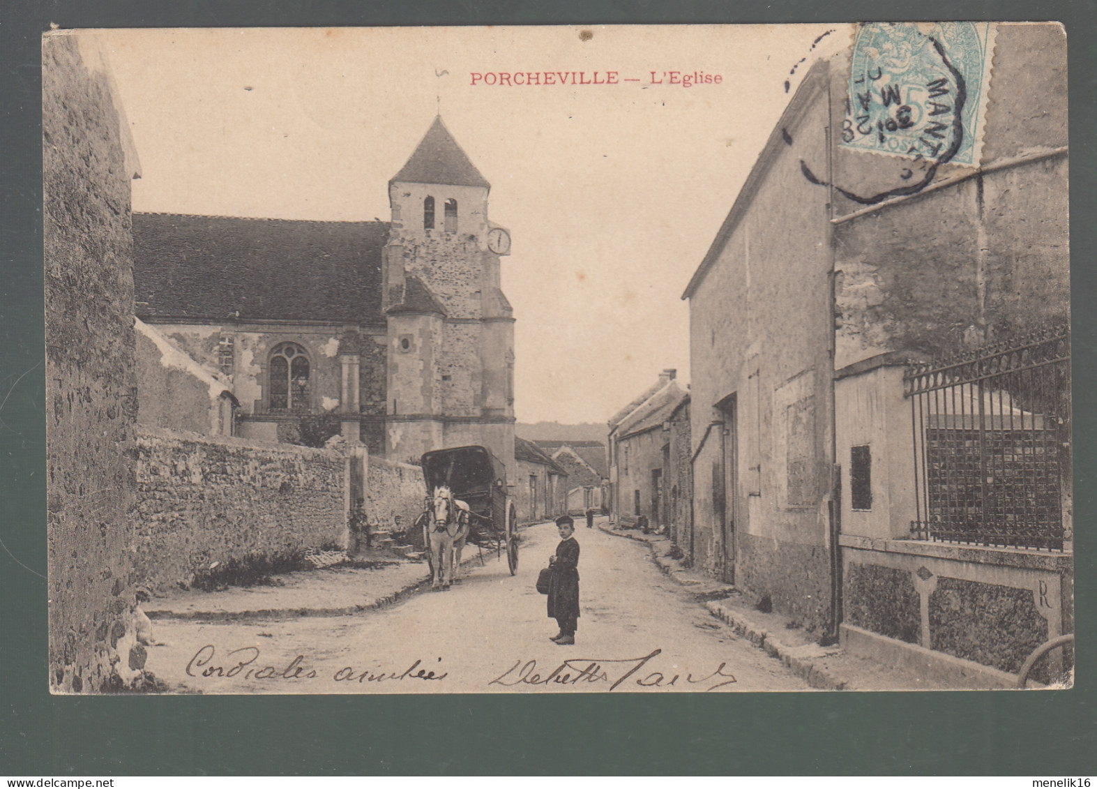 CP - 78 - Porcheville - Eglise - Porcheville