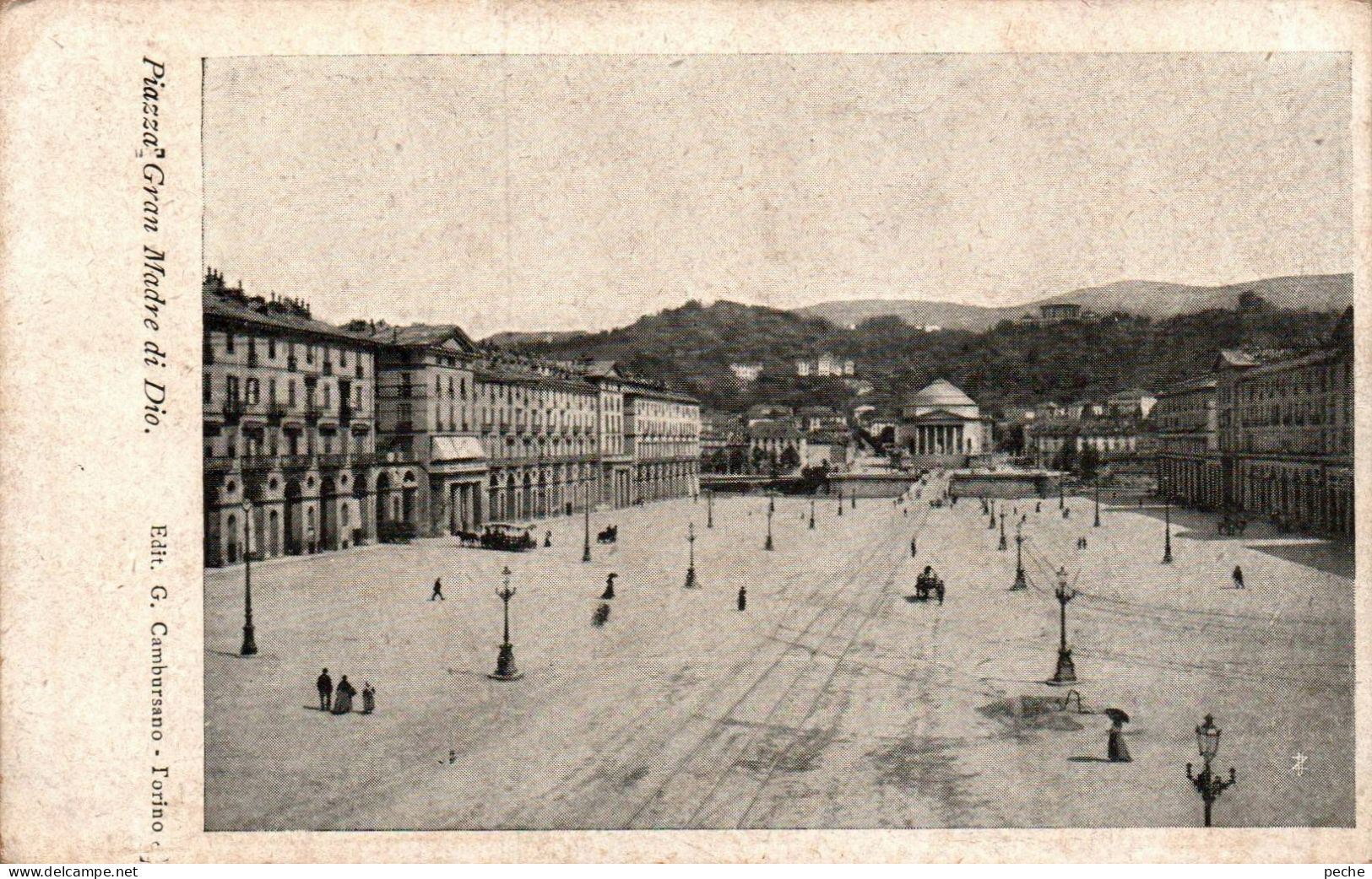 N°518 W -cpa Torino -piazza Gran Madre Di Dio- - Lugares Y Plazas