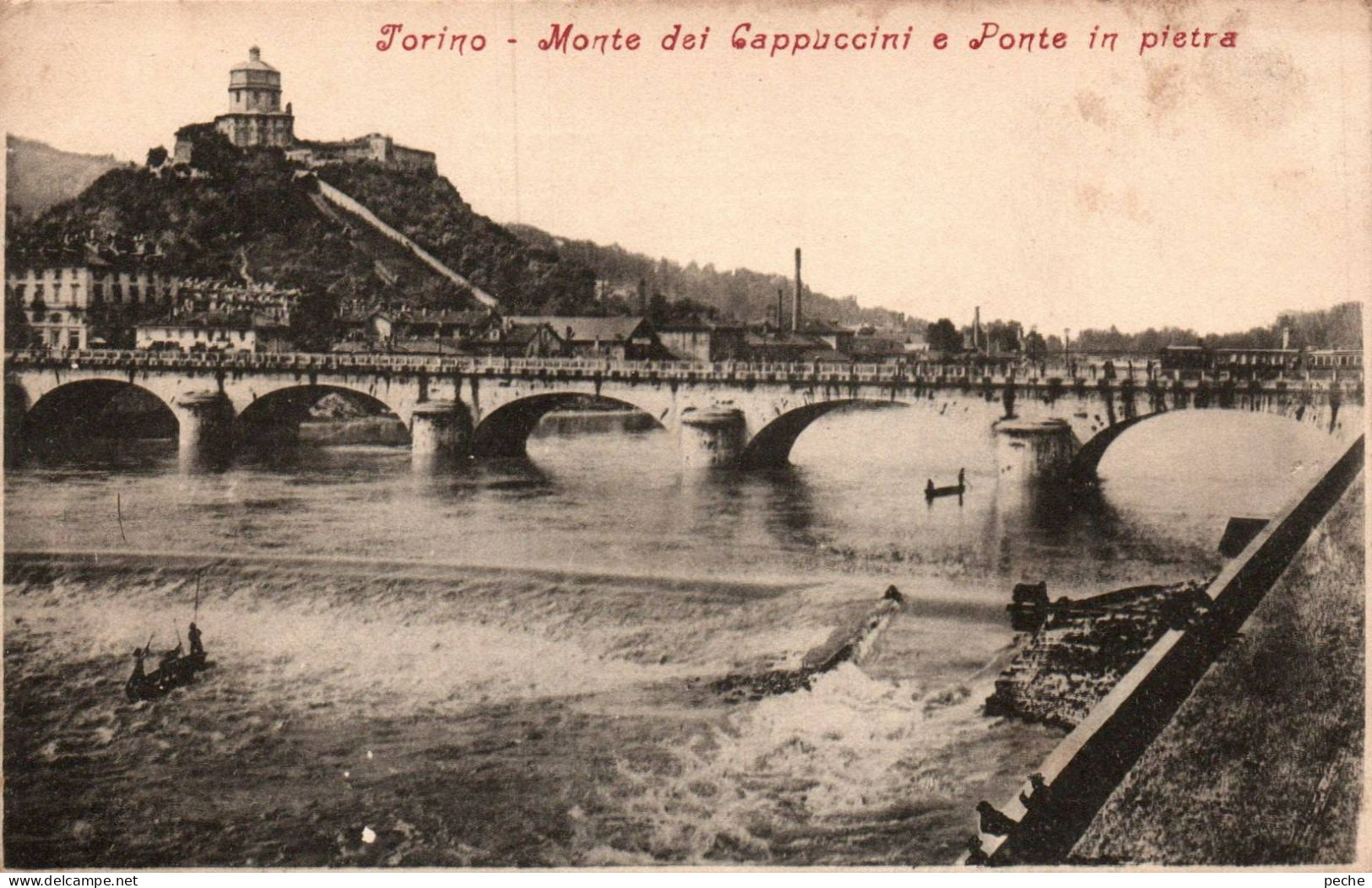 N°520 W -cpa Monte Del Cappuccini Et Ponte In Pietra- - Ponti