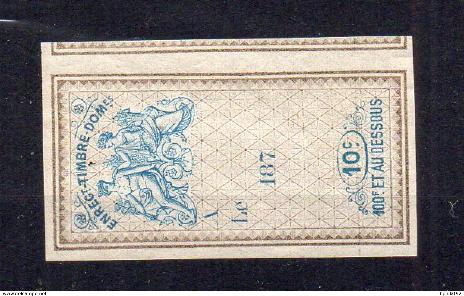 !!! FISCAL, ENREGISTREMENT DOMAINES N°183Ba NEUF * - Timbres