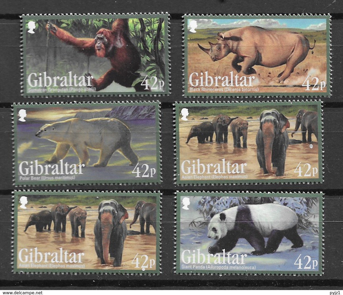 2011 MNH Gibraltar Animals - Other & Unclassified