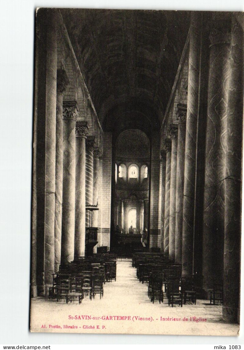 86 - Saint Savin Sur Gartempe - Intérieur De L'Eglise - Saint Savin