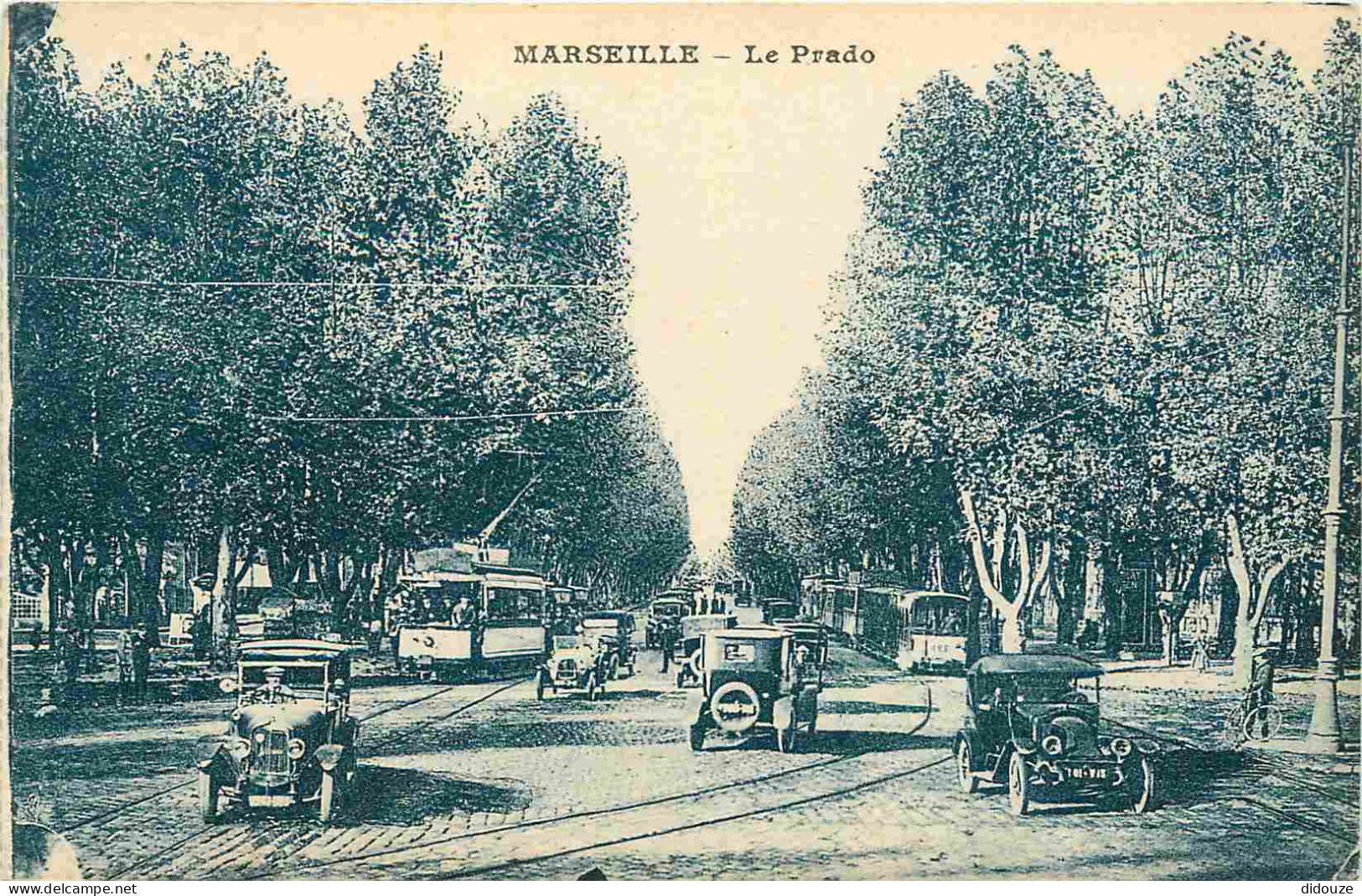 13 - Marseille - Le Prado - Animée - Tramway - Automobiles - CPA - Voir Scans Recto-Verso - Castellane, Prado, Menpenti, Rouet