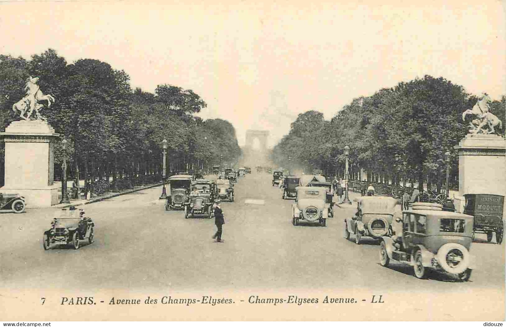 75 - Paris - Avenue Des Champs-Elysées - Automobiles - CPA - Voir Scans Recto-Verso - Champs-Elysées