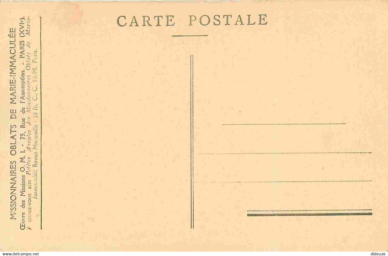 Sri Lanka - Missions De Ceylan - Série X - Une Famille De Pariahs Catholiques - Animée - CPA - Voir Scans Recto-Verso - Sri Lanka (Ceylon)