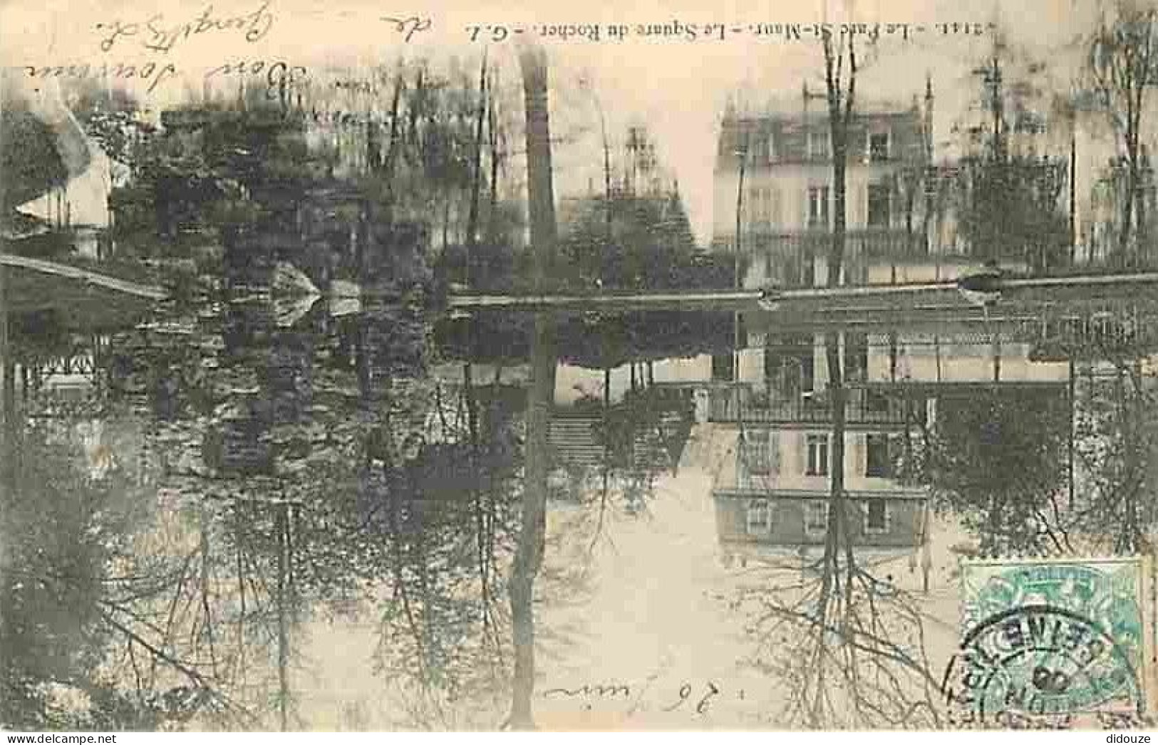 94 - Saint Maur - Le Square Du Rocher - Oblitération Ronde De 1905 - CPA - Voir Scans Recto-Verso - Saint Maur Des Fosses