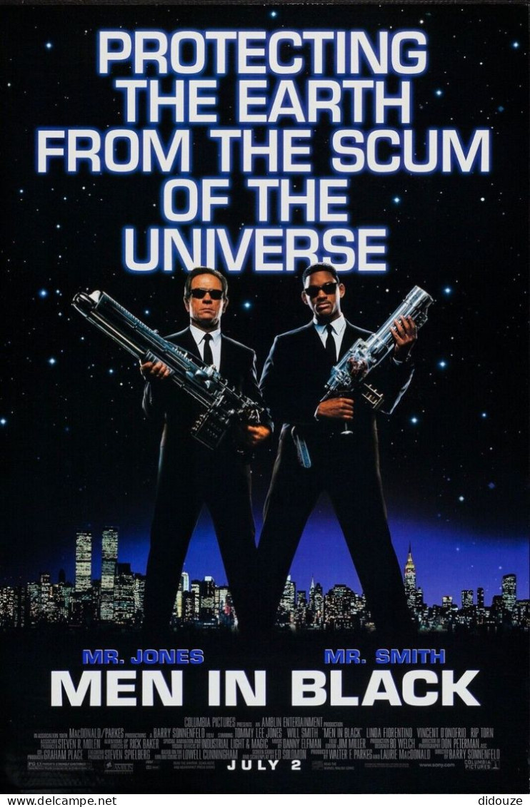 Cinema - Men In Black - Will Smith - Tommy Lee Jones - Affiche De Film - CPM - Carte Neuve - Voir Scans Recto-Verso - Affiches Sur Carte