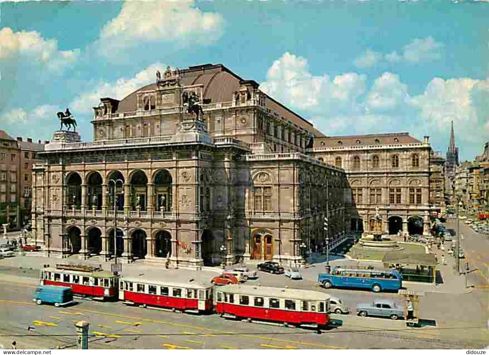Trains - Tramways - Autriche - Vienne - Wien - L'Opéra - CPM - Voir Scans Recto-Verso - Strassenbahnen