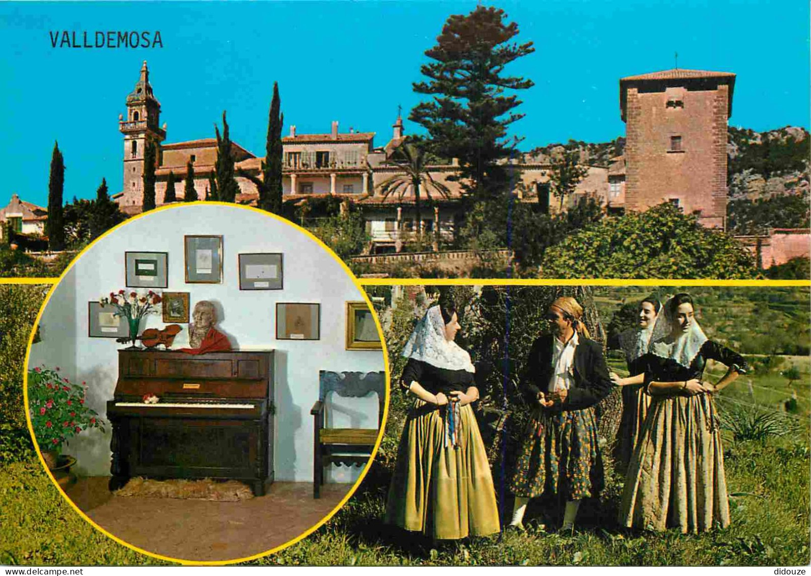 Espagne - Espana - Islas Baleares - Mallorca - Valldemosa - Multivues - Folklore - CPM - Voir Scans Recto-Verso - Mallorca