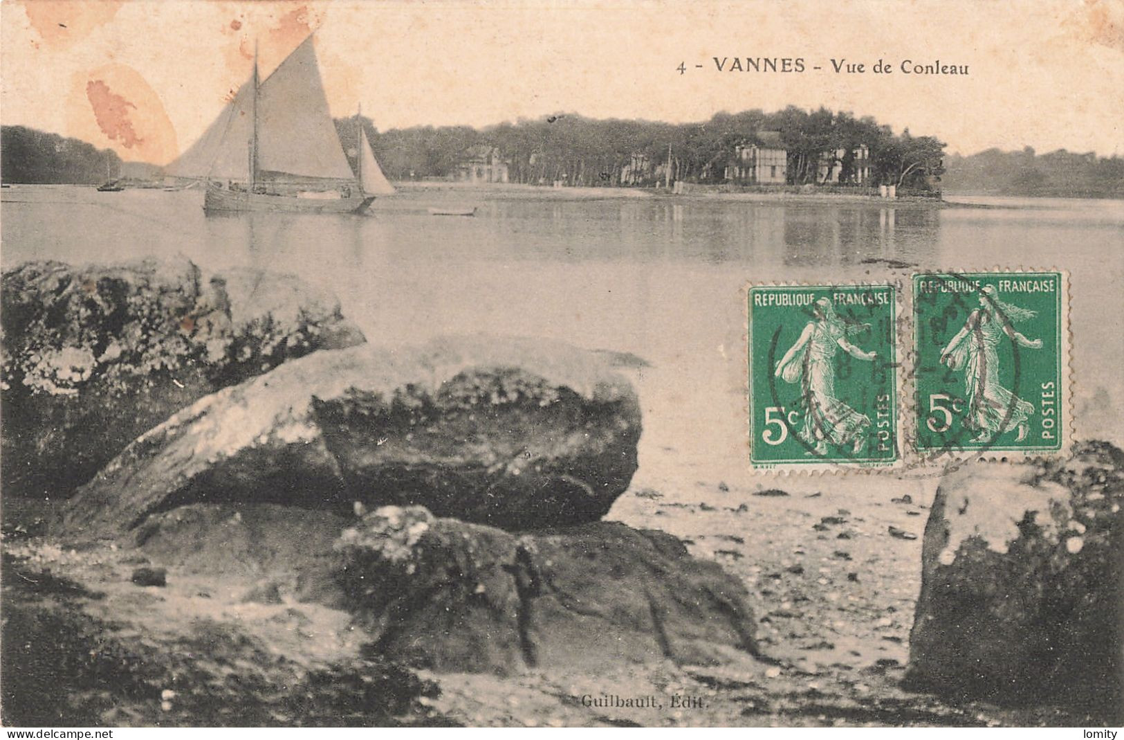 Destockage lot de 20 cartes postales CPA du Morbihan Carnac Saint anne d' Auray ile aux Moines Damgan Lorient