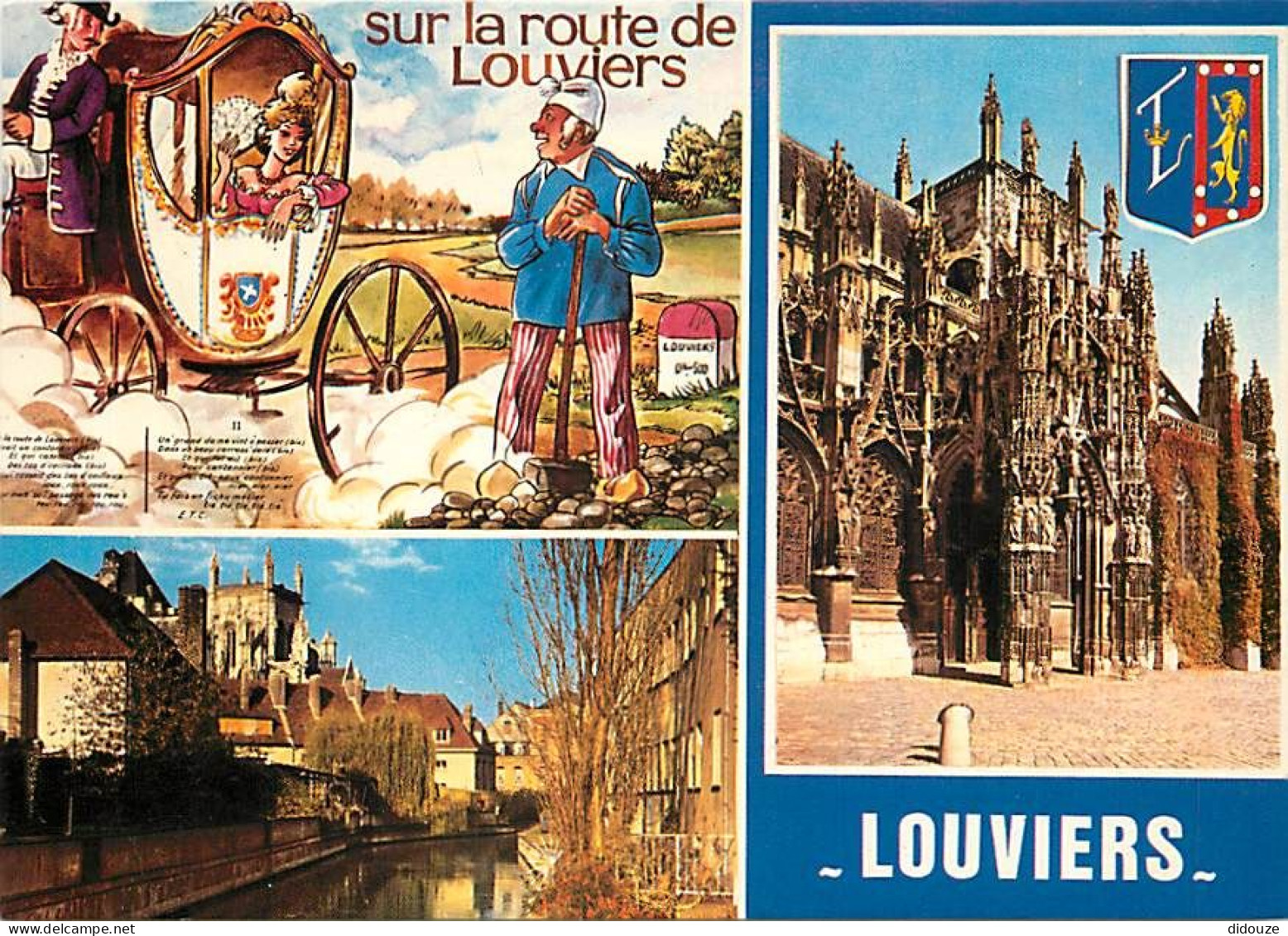 27 - Louviers - Multivues - Blasons - CPM - Voir Scans Recto-Verso - Louviers