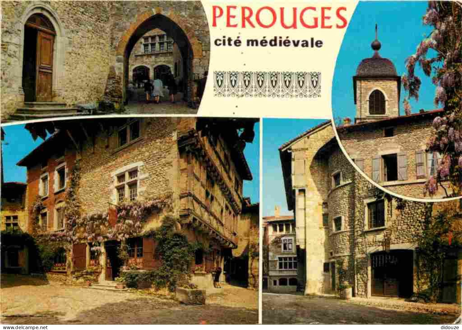 01 - Pérouges - Multivues - Cité Médiévale - Vieilles Pierres - CPM - Voir Scans Recto-Verso - Pérouges