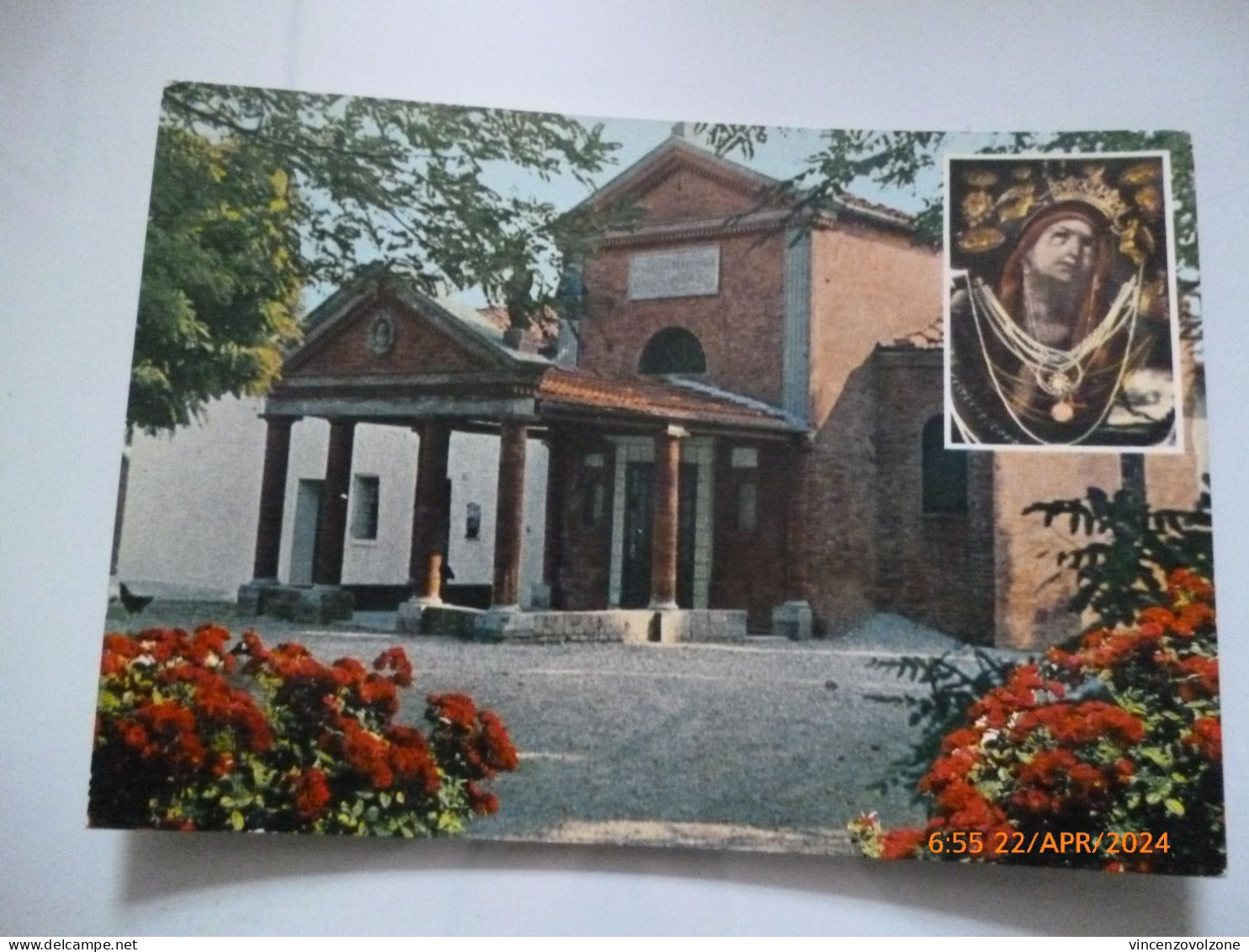 Cartolina Viaggiata "SANTUARIO DEI CAMINI Pediano IMOLA ( BO )" 1971 - Bologna