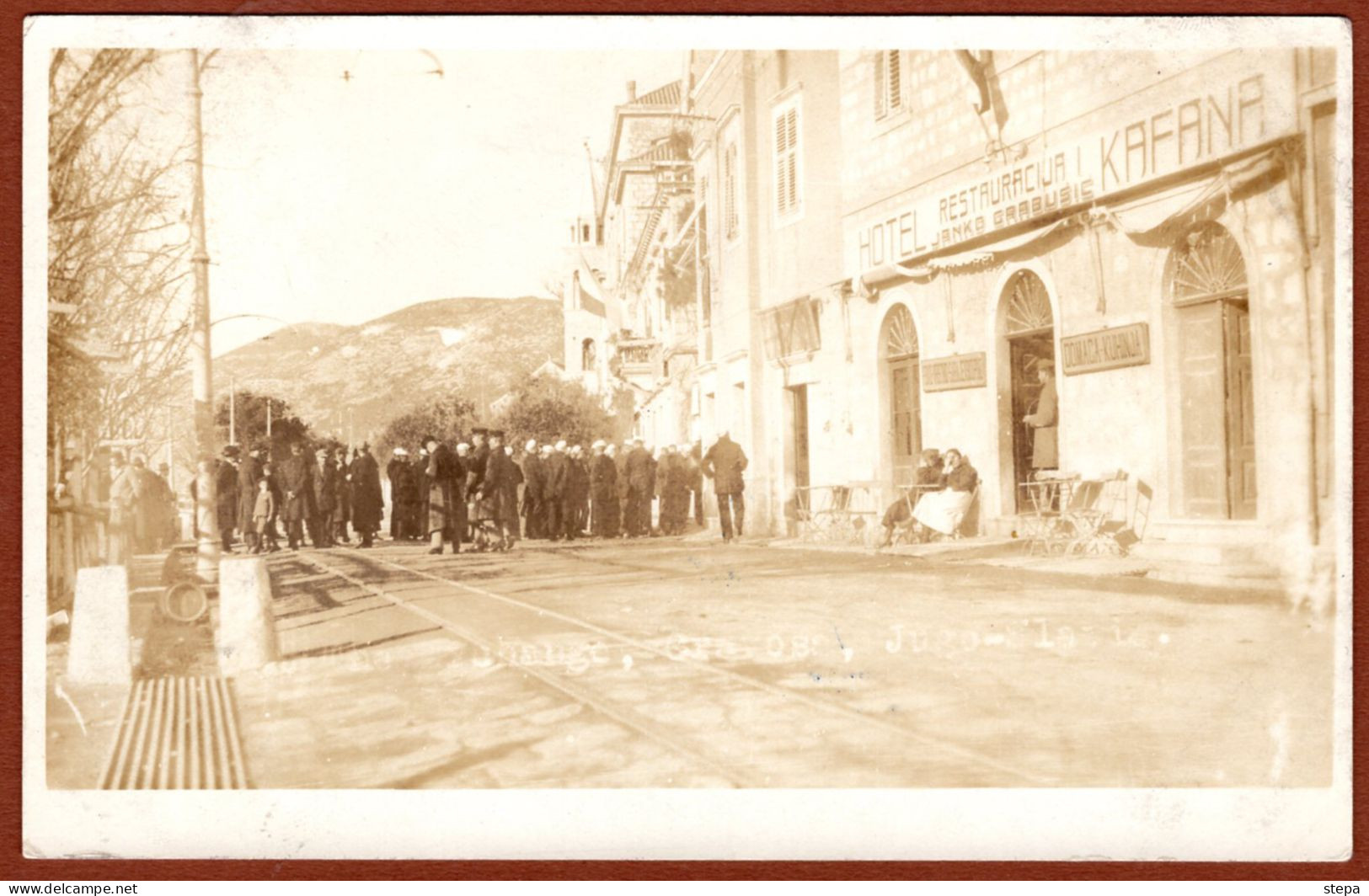 CROATIA, DUBROVNIK-GRUZ-GRAVOSA, RESTAURANT-SAILORS, PICTURE POSTCARD RARE!!! - Kroatien