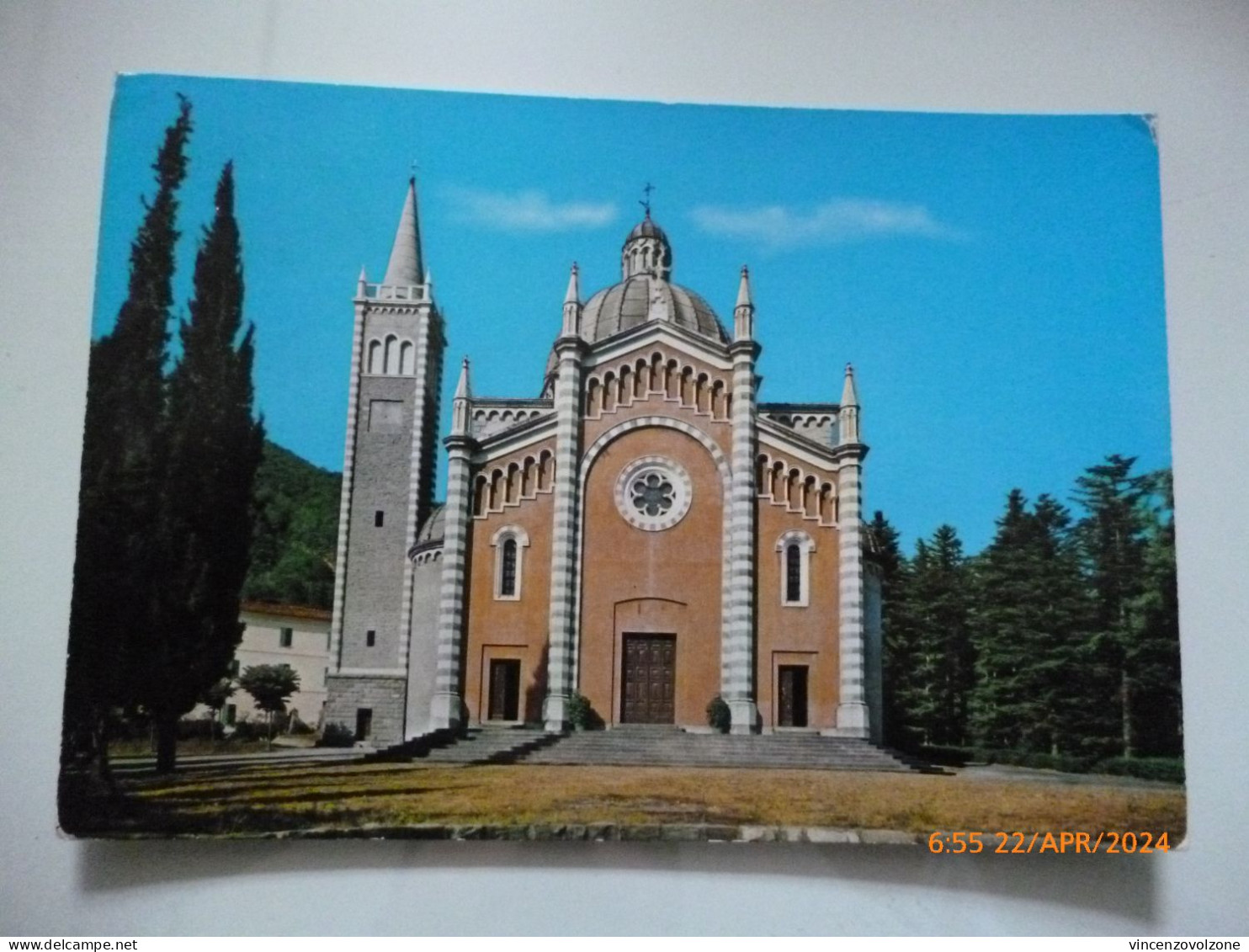 Cartolina Viaggiata "LIZZANO IN BELVEDERE  Chiesa Parrocchiale" 1972 - Bologna