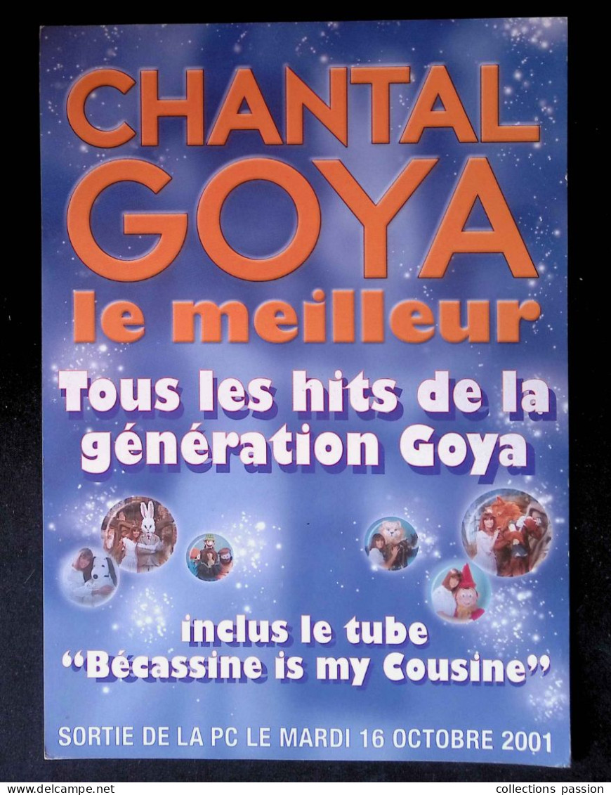 Publicité, Spectacle, Musique Et Musiciens, Chantal Goya,  Hits De La Génération Goya, Cd, K7, 2001, Frais 2.25 E - Advertising