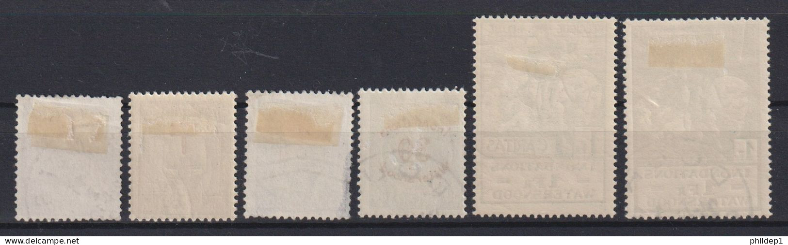 Belgique: COB N° 234/39 (le 238 Est *,MH D'où Petite Ristourne) Oblitérés.  TTB !!! - Used Stamps